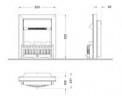 Классический очаг 2D Dimplex Danville Chrome FB2