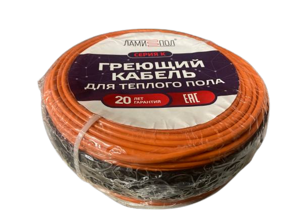 Нагревательный кабель ЛамиПол Серия К 3,5м2 150-525